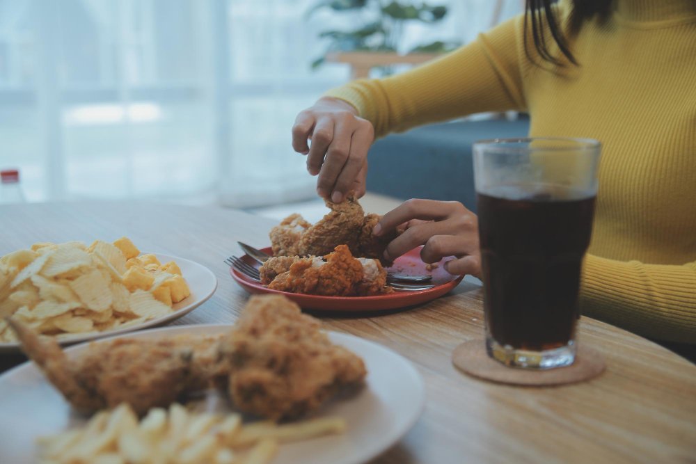 Comida alta en carbohidratos no recomendada en una dieta baja en carbohidratos.